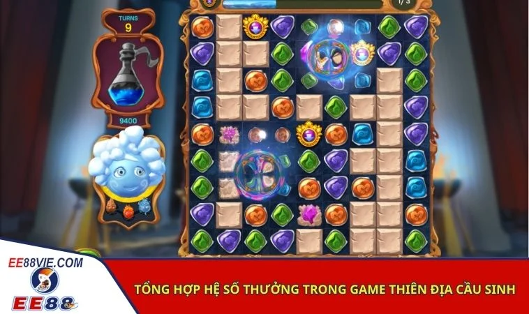 Tổng hợp hệ số thưởng trong game Thiên Địa Cầu Sinh